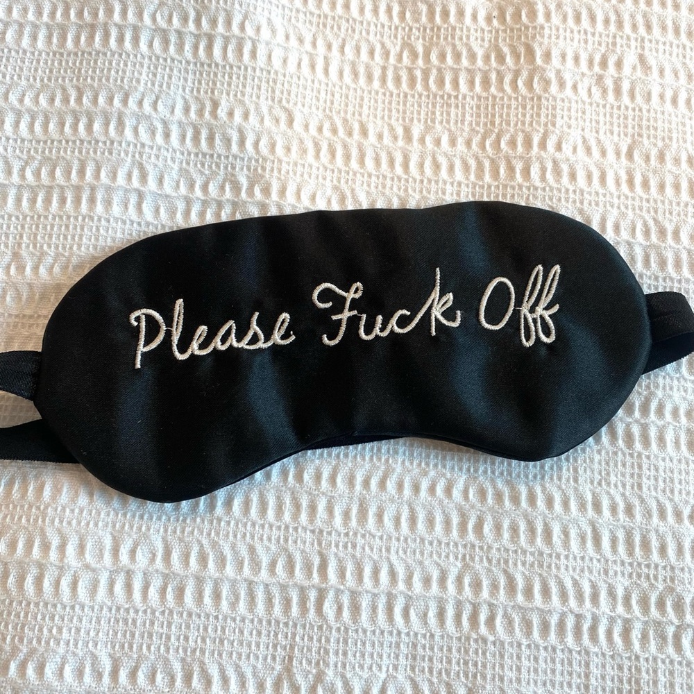 PLEASE F OFF Eye Mask